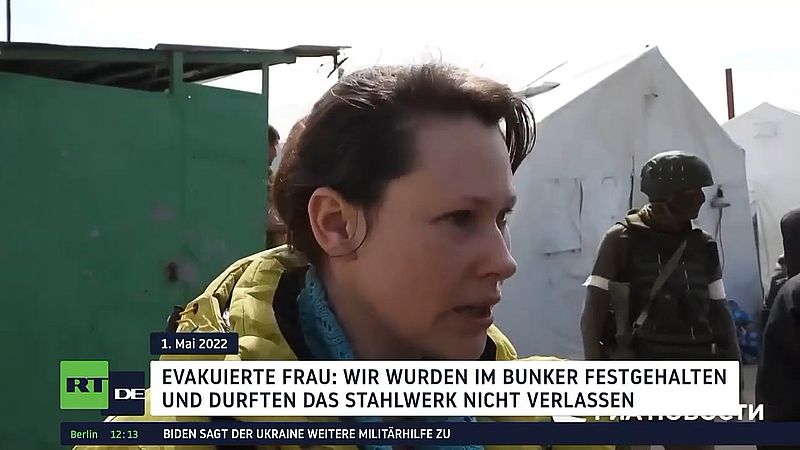Evakuierte aus Azovstal Werk in Mariupol erzählen unangenehme Wahrheit