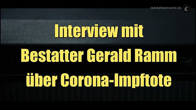 Intervju med bedemannen Gerald Ramm om koronavaksinedødsfall (22.03.2022)