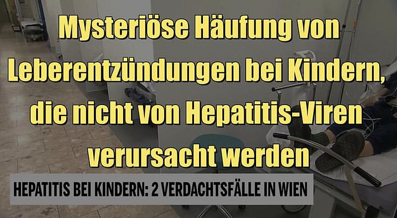 Mysteriöse Häufung von Leberentzündungen bei Kindern (oe24 I 25.04.2022)