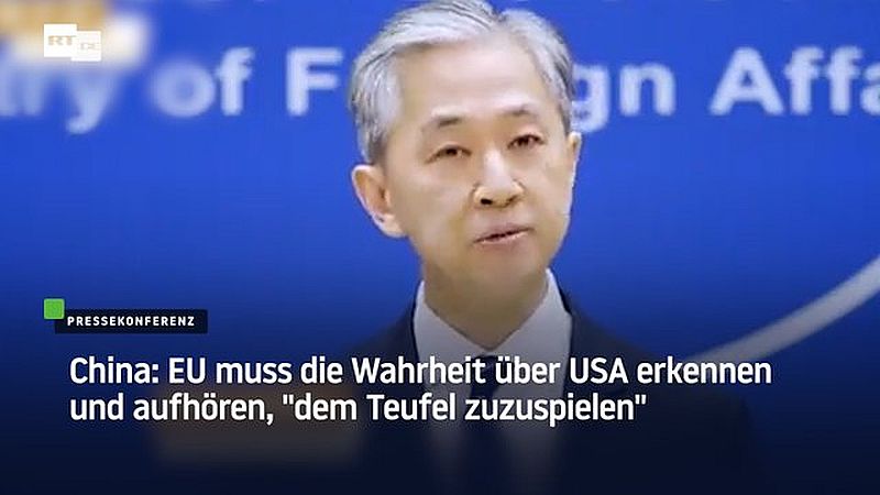 China: USA der grösste Saboteur von Frieden und Stabilität in der Welt