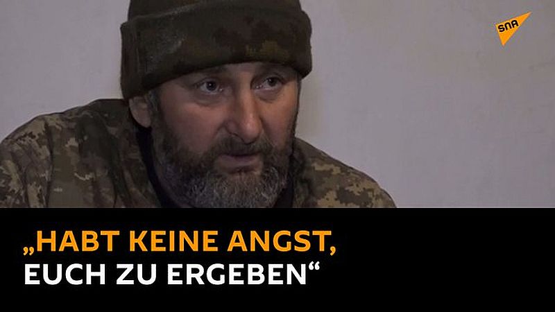 Ukrainischer Gefangener erzählt von rücksichtsvoller Behandlung in russischer Armee