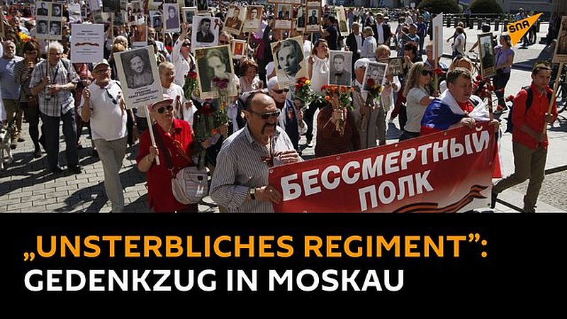 Gedenkmarsch «Unsterbliches Regiment» in Moskau
