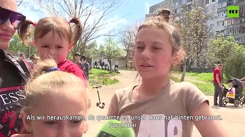 Kinder berichten vom Krieg in der Ukraine