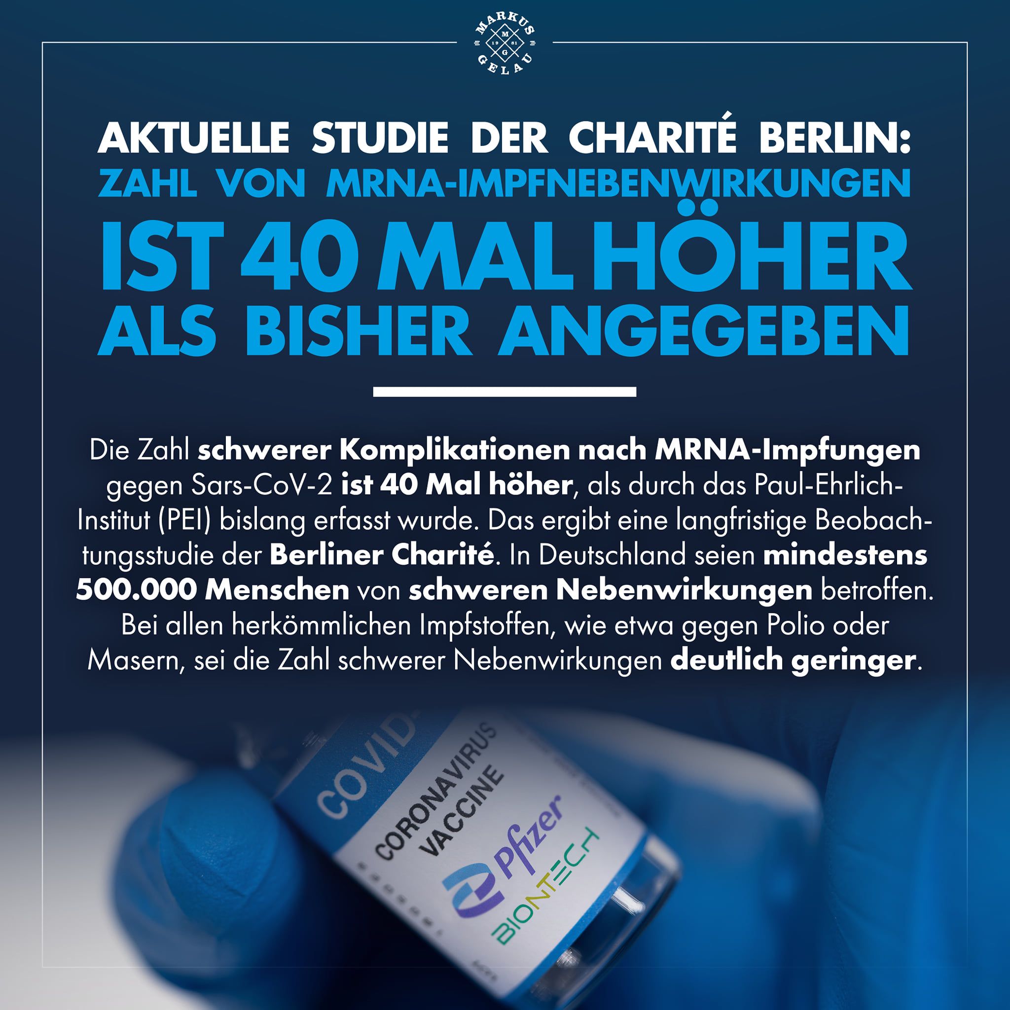 mRNA-Impfnebenwirkungen 40x höher als bisher angegeben