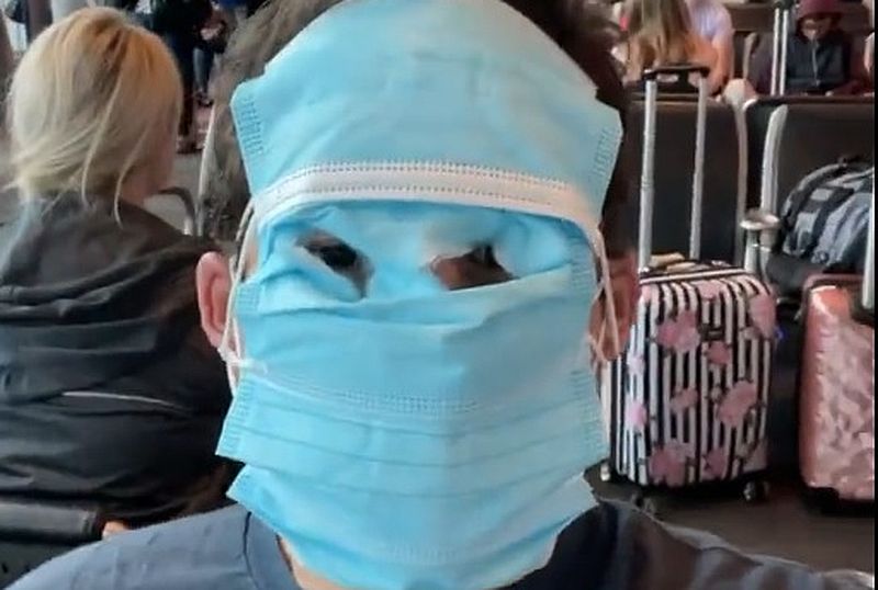 Ich will nicht riskieren, die Affenpocken zu bekommen! Maske auf!