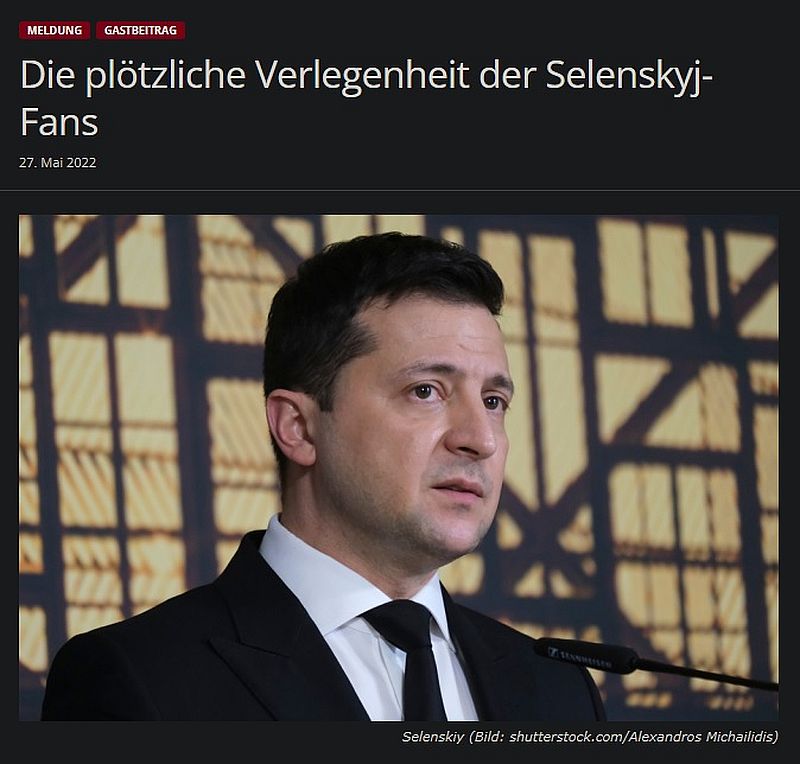 La repentina vergüenza de los fans de Zelenskyi