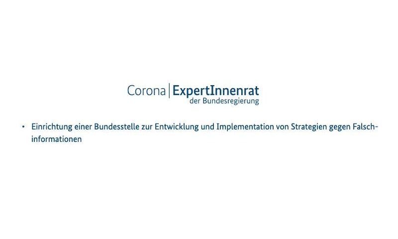 Corona-ExpertInnenrat: Wird die Vorstufe von einem Wahrheitsministerium eingeführt?
