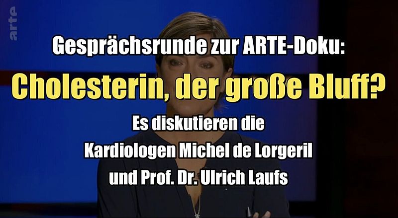 Gesprächsrunde zur ARTE-Doku: Cholesterin, der große Bluff? (2016 - 2017)
