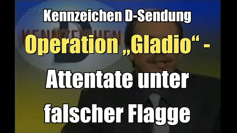 Операция "Гладио" - атаки под ложным флагом (ZDF I mark D)