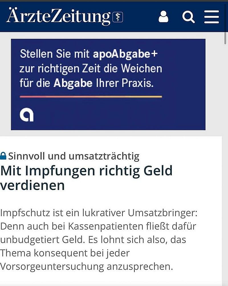 Mit Impfungen richtig Geld verdienen