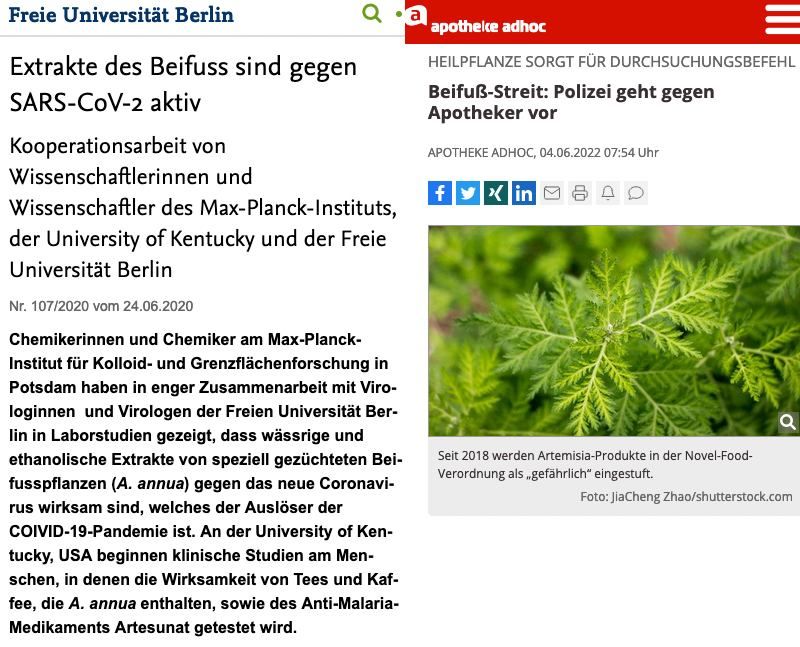 Skandal: Politik verbietet wirksames Naturheilmittel gegen Corona