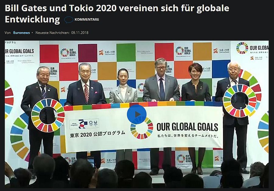 Agenda 2030 ist ein weltweites Ziel von Bill Gates und des WEF