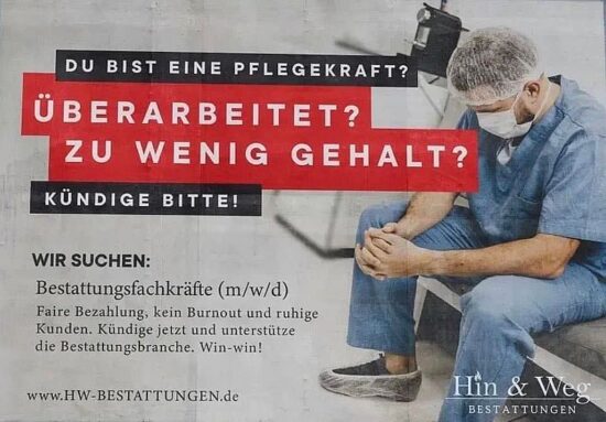Du bist Pflegekraft. Überarbeit? Zu wenig Gehalt? Kündige bitte!