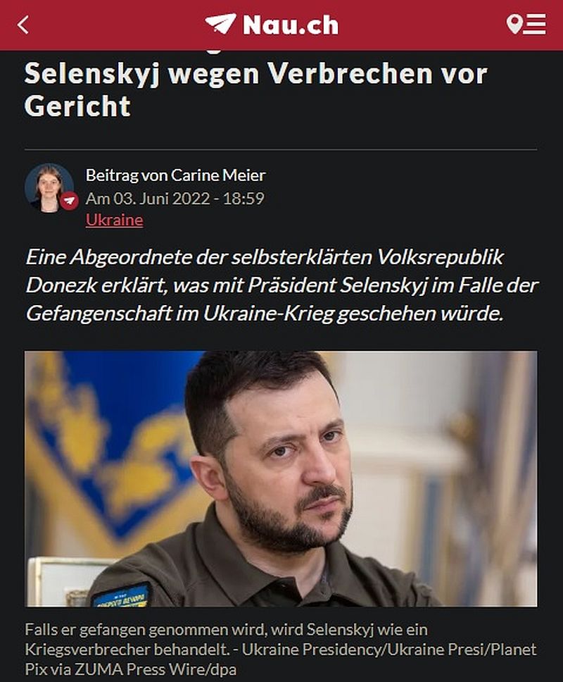 Multimillionär Selenskyj soll bei Gefangennahme der Prozess gemacht werden