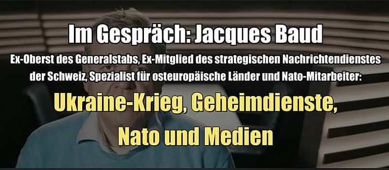 Jacques Baud: Ukraine-Krieg, Geheimdienste, Nato und Medien (01.07.2022)