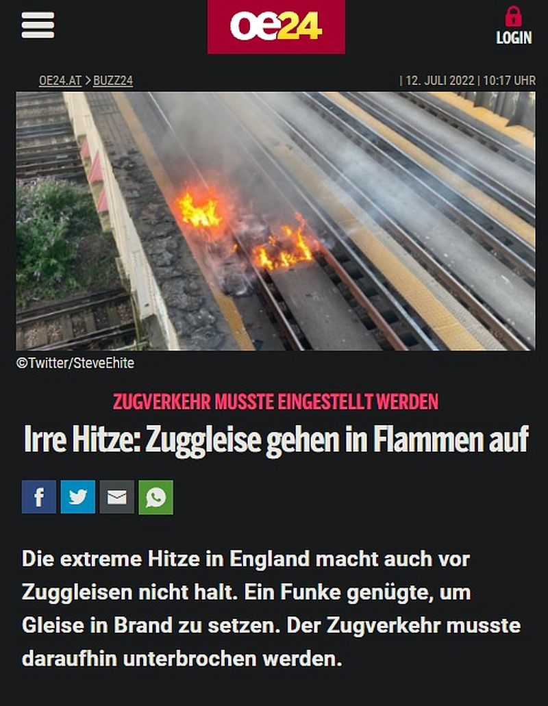 Nach Pandemie-Panik, Kriegspanik und Energiepanik ist nun Hitzepanik angesagt