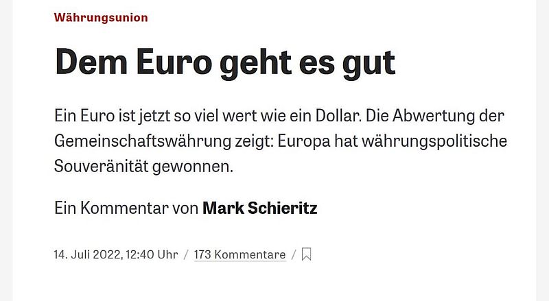 Euro vs Rubel: Wir haben den Wirtschaftskrieg verloren!