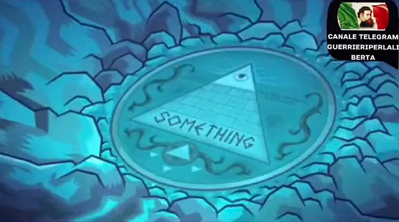 Cartoon stellt Kindern die Illuminaten vor