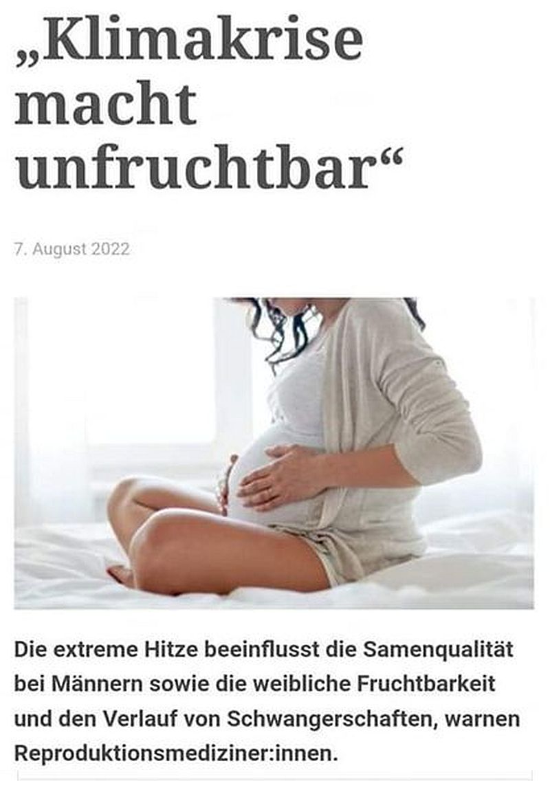 Klimawandel soll nun Schuld an Impfnebenwirkungen sein?