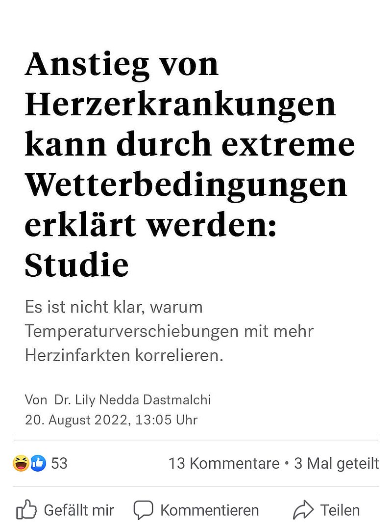 Klimawandel soll nun Schuld an Impfnebenwirkungen sein?