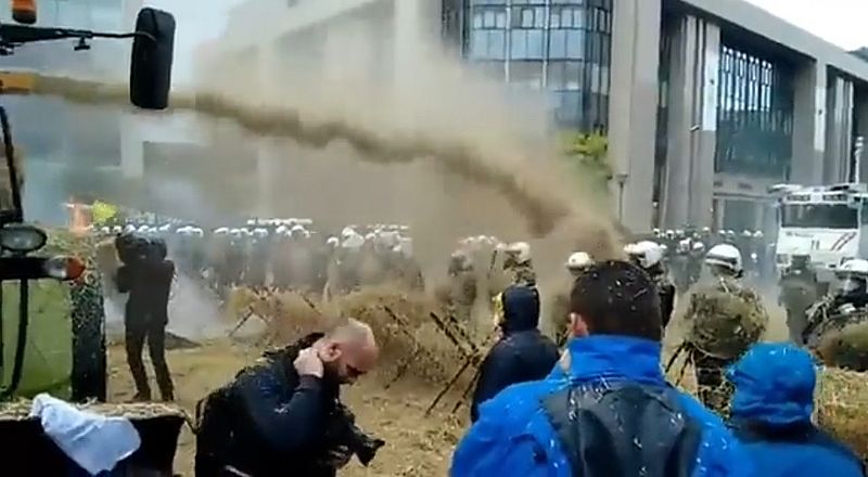 In ganz Europa begehren die Landwirte gegen die Regierungen auf