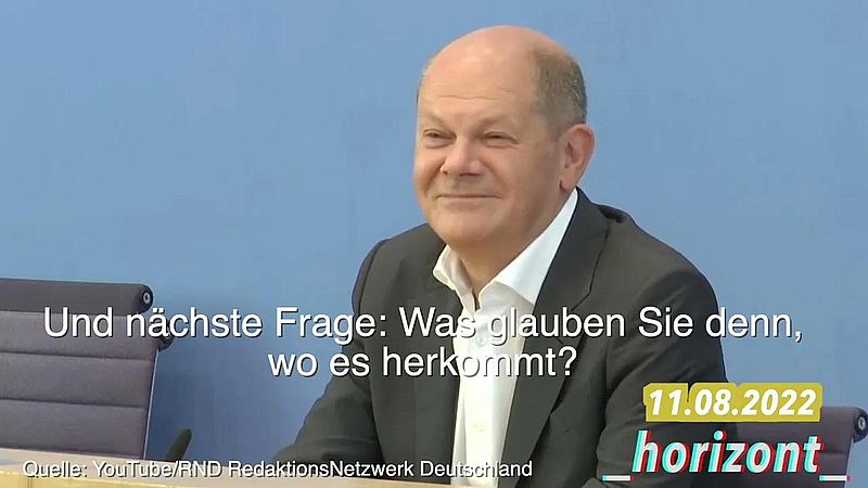 Scholz weiss von «NICHTS»