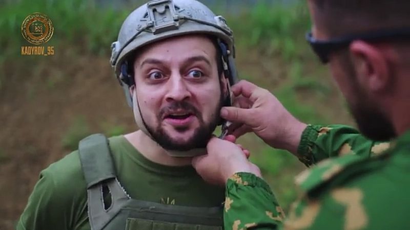 Parodie des ukrainischen Präsidenten Wolodymyr Selenskyj