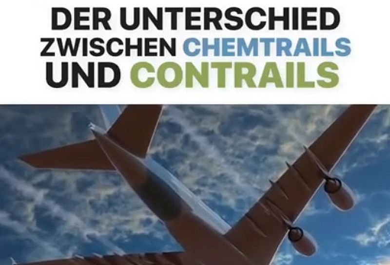Kondensstreifen sind keine Chemtrails: Wie die Politik das Klima seit Jahren verändert
