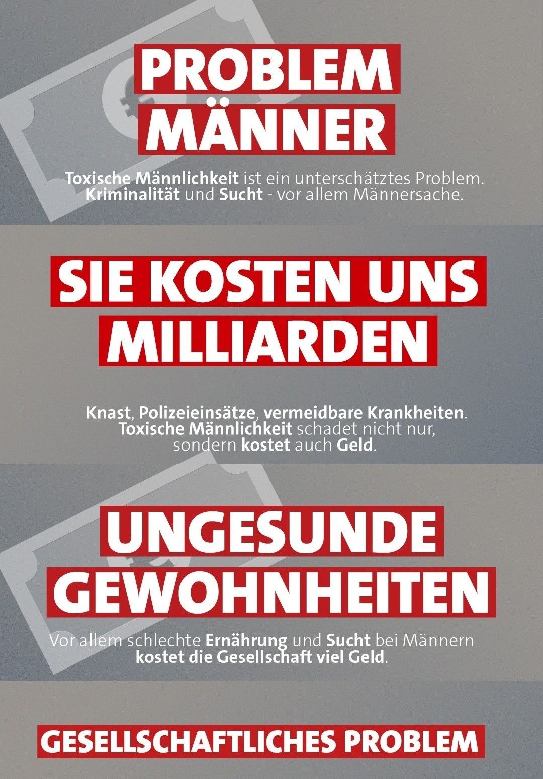 Ich fordere den Lockdown für Männer!