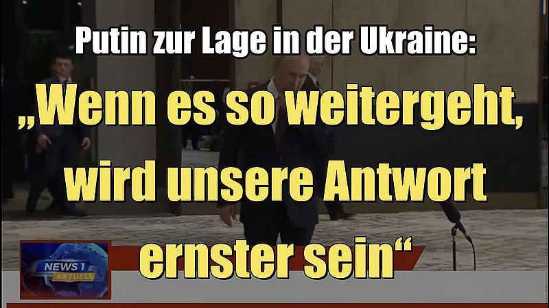 Putin über Ukraine: „Wenn es so weitergeht, wird unsere Antwort ernster sein“ (16.09.2022)