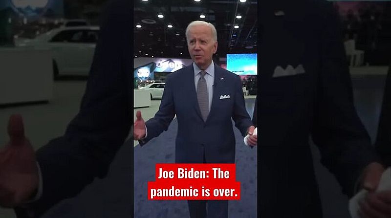Joe Biden: Die Pandemie ist vorbei.