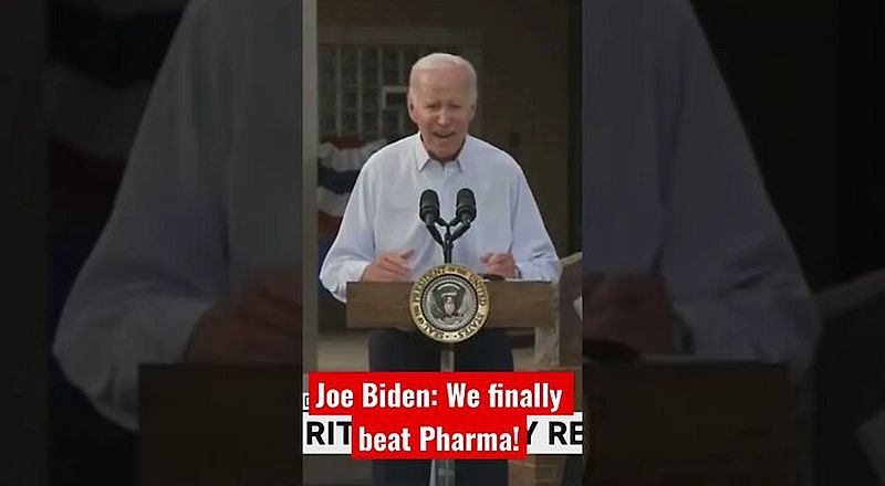 Joe Biden: Wir haben Pharma endlich besiegt!