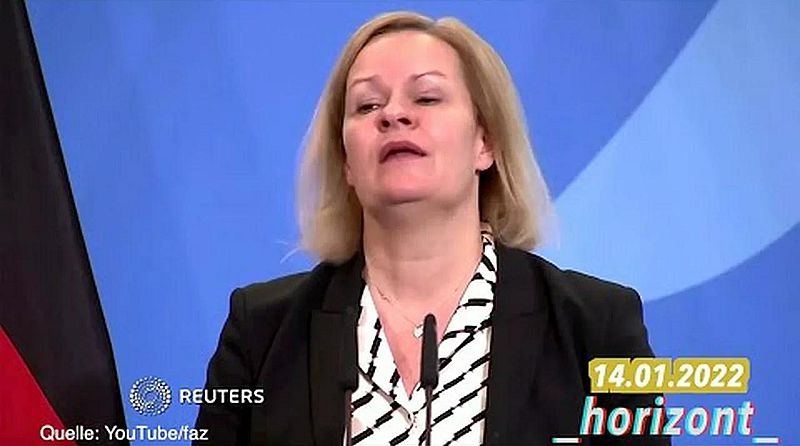 Faeser vs. Demonstrationen