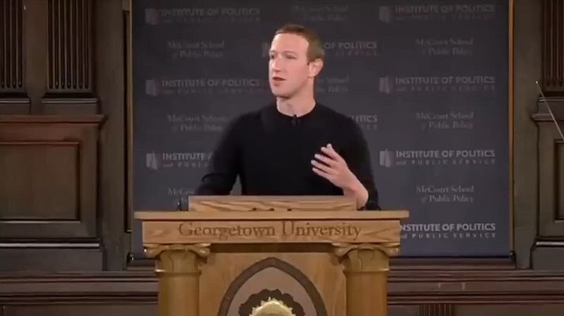 Zuckerberg will angeblich für freie Meinungsäusserung eintreten