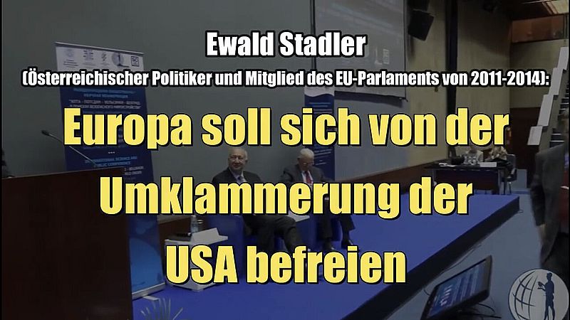 Ewald Stadler: Eŭropo devus liberigi sin de la teno de Usono (24.11.2015)