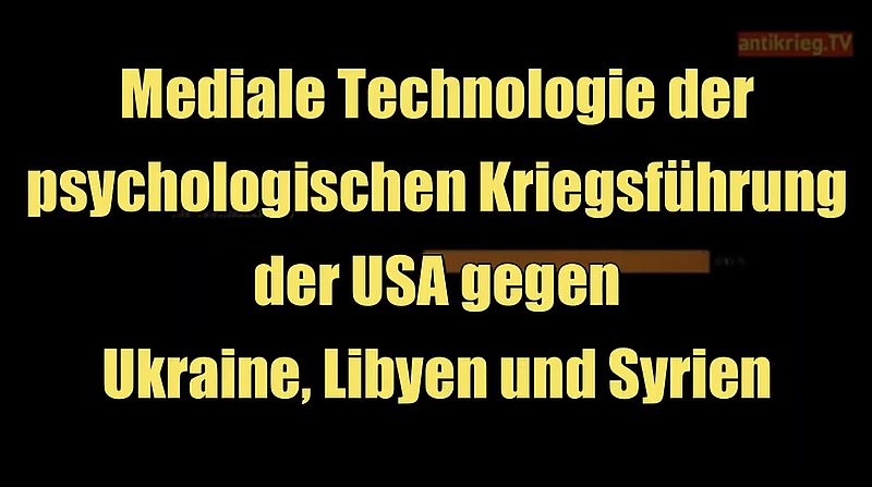 Mediale Technologie der psychologischen Kriegsfu00fchrung der USA (2014)