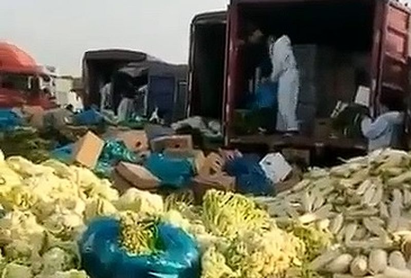 Gemüse Corona positiv