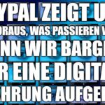 Paypal will das Social-Credit-System einführen