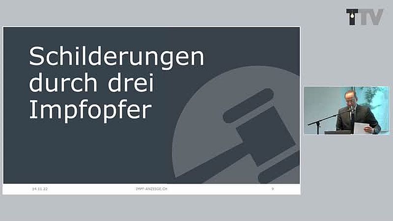 Anzeige gegen Swissmedic.