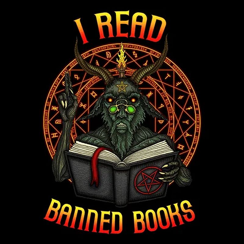 Banned Books Baphomet