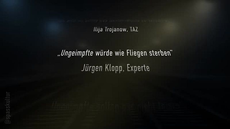 Dunkle Zeiten vor einem Jahr