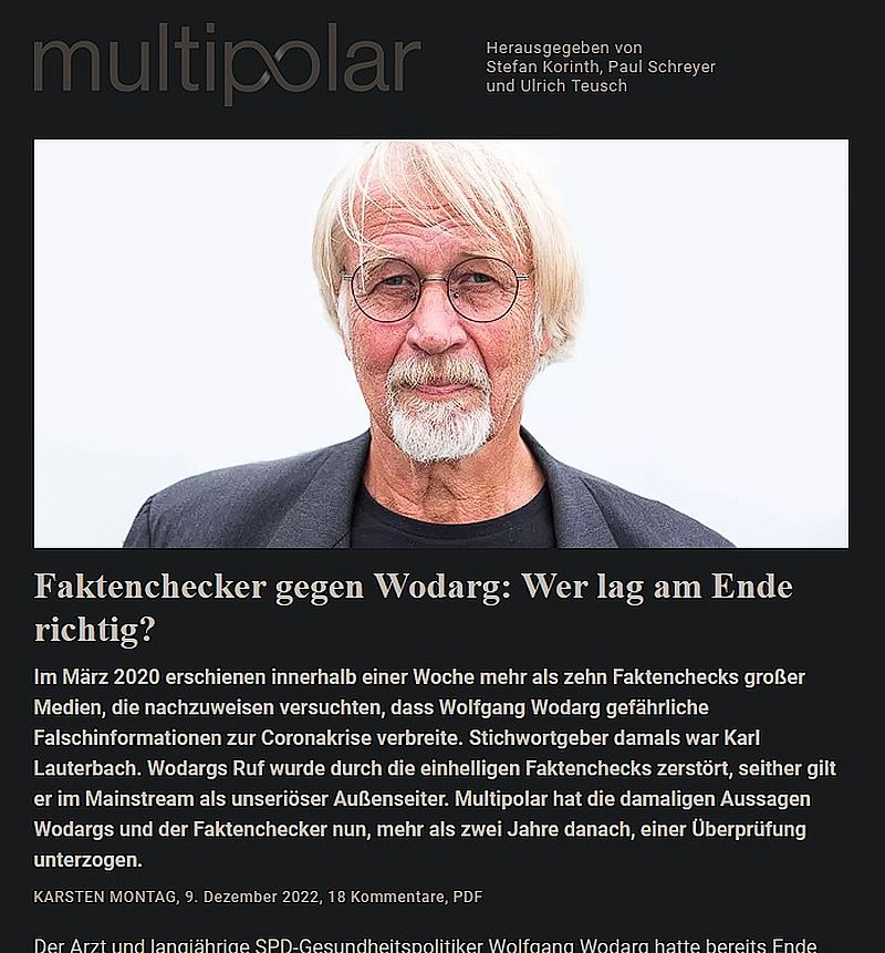 Wie "Faktenchecker" mit fragwürdigen Argumenten und Falschinformationen Meinung machen