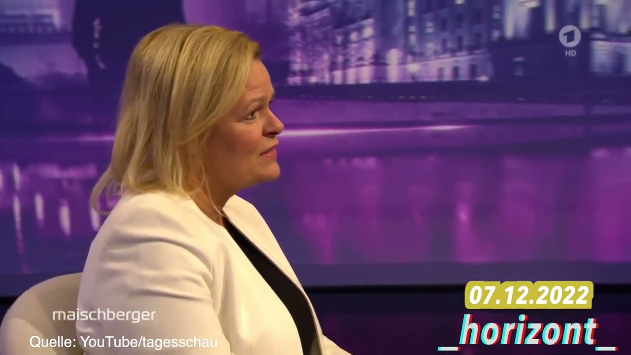 Wie wäre Beweislastumkehr bei Nancy Faeser?