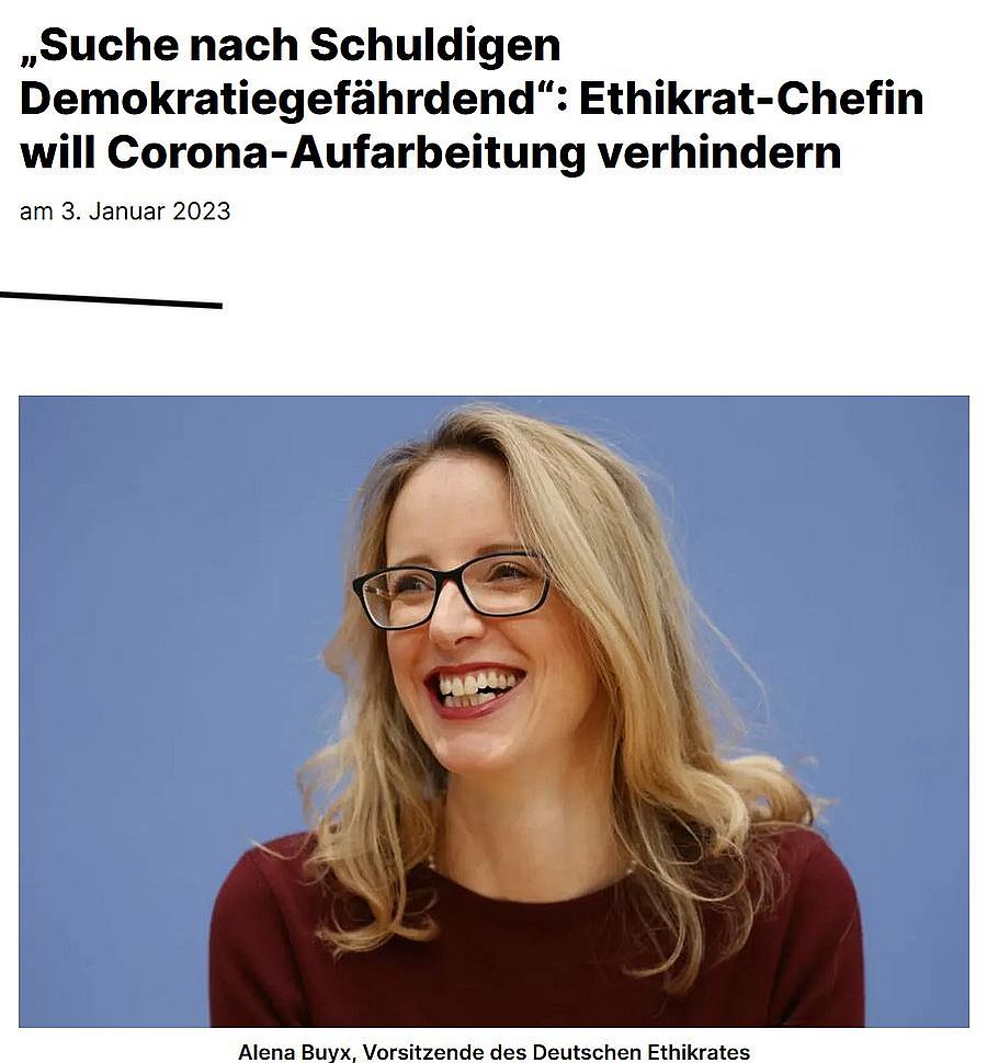 Corona-Aufklärung soll "Demokratiegefährdent" sein