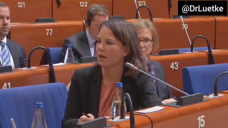 Reichsministerin Baerbock hat Russland Krieg erklärt!