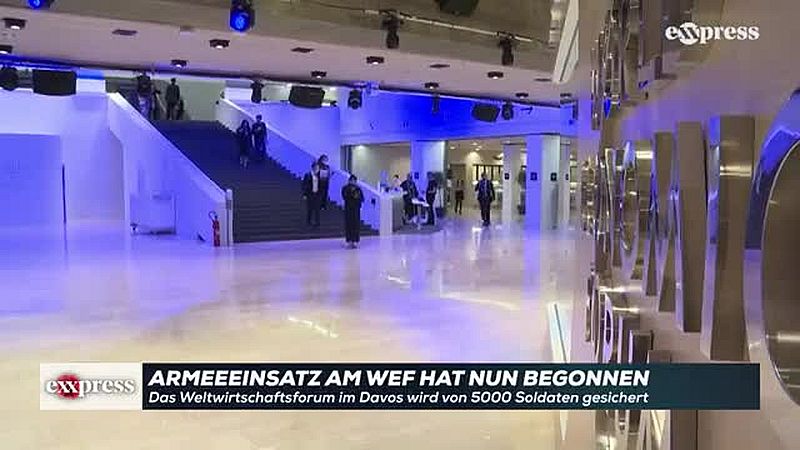 Über 5000 Soldaten sichern WEF in Davos