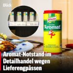 Nationale aromat-noodsituatie: Knorrli lost het op!