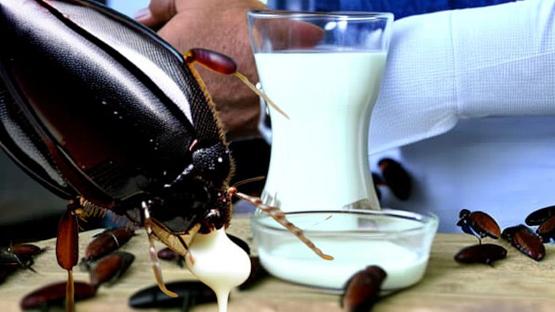 Now comes the cockroach milk!