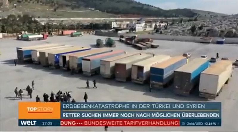 EU kann Syrien nach Erdbeben aufgrund seiner EIGENEN Sanktionen gegen das Land nicht helfen!
