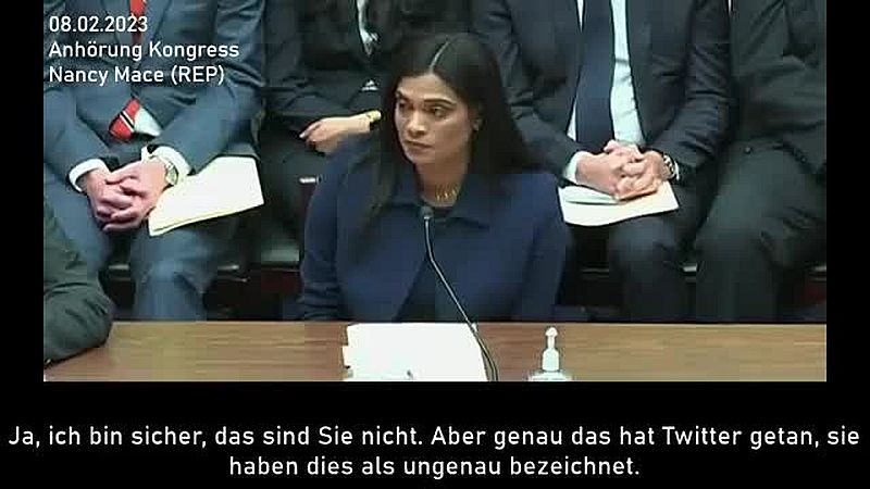 Ex-Twitter Chefs in der Anhörung vor dem US-Kongress